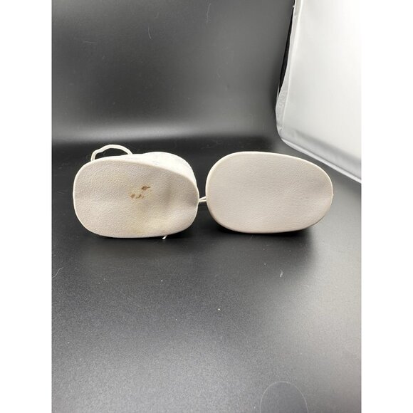 Cabbage Patch Kids Doll Vtg Coleco White Plastic Shoes Oxford High Tops Laces - Picture 11 of 11